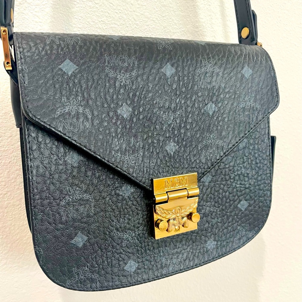 MCM Crossbody Bag - NEW Black Real Authentic Never Used